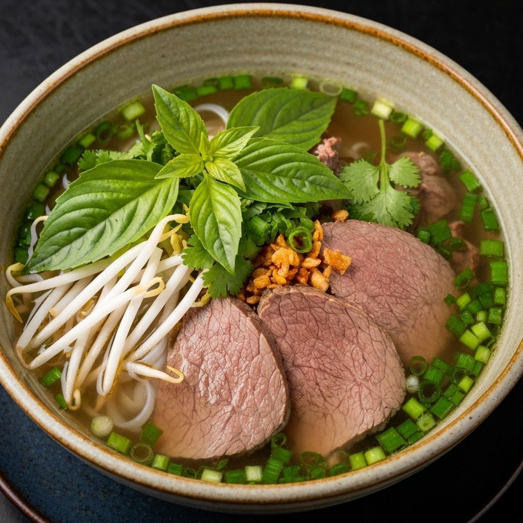 Phở Hà Nội mit Rindfleisch